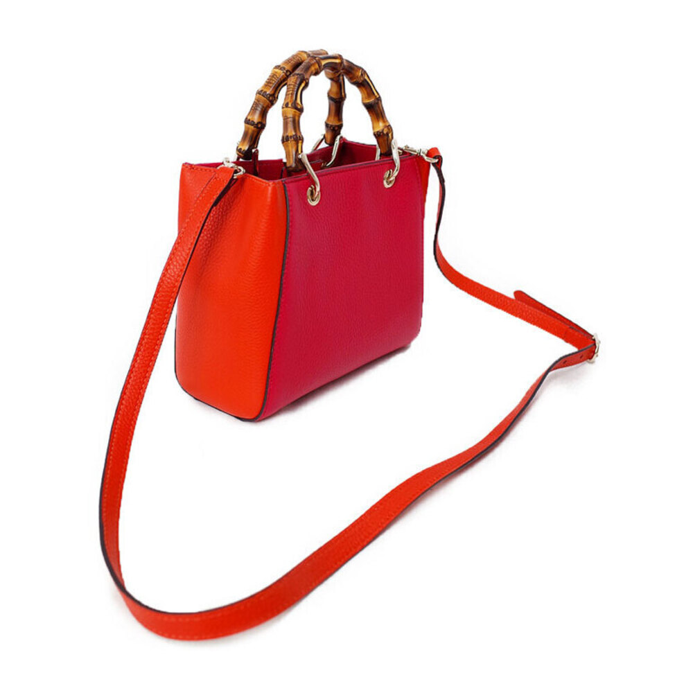Gucci Leather Bamboo 2way Shopper Bag
